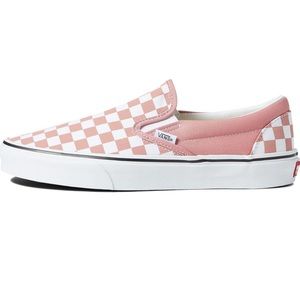 Pink checkered Vans